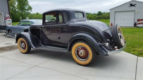 1933 Plymouth Pc Rumble Seat Coupe Rust Free California Barn Find All