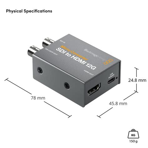 Blackmagic Micro Converter Bidirectional Sdi Hdmi G Wpsu