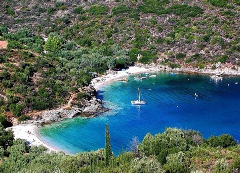 Ithaca Sarakiniko Bay Beach Ithaca Beaches Greeka Playas Del