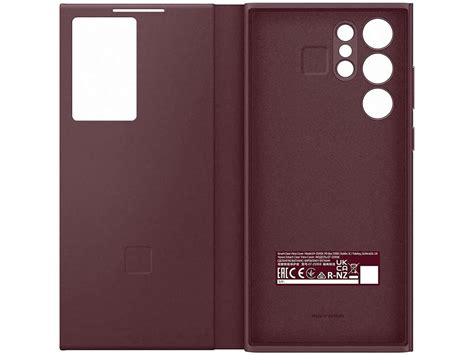 Samsung Galaxy S Ultra Clear View Cover Burgundy