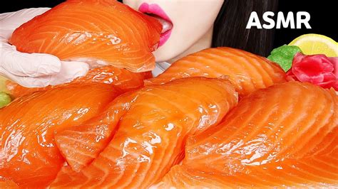 Asmr Giant Salmon Sushi 대왕 연어 초밥 먹방 Eating Sounds Mukbang Youtube