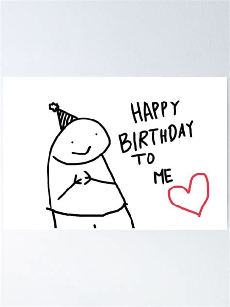 "Happy Birthday to me" Poster for Sale by Purva2003 | Redbubble