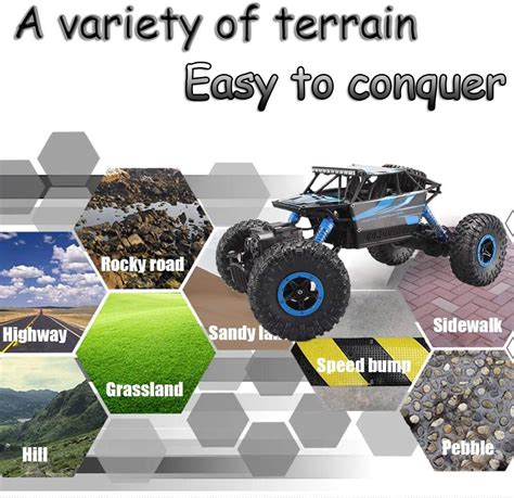 Ascetic Remote Control Car 2 4ghz Rc Cars 4WD Powerful All Terrains RC