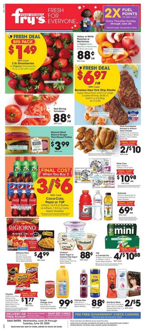 Fry's Food Weekly Ad Jun 24 – Jun 30, 2020