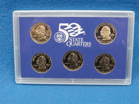 Five 2003 US Mint State Quarter Proof Sets AAA Auction And Realty