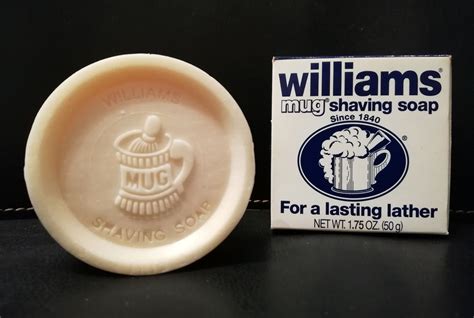 Williams - Mug Shaving Soap (50gr) | Shaving soap, Vintage shaving, Wet ...