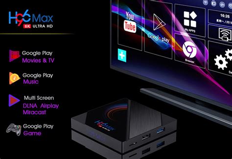 New H96 MAX H616 2GB/16GB Android 10 TV Box Allwinner H616 2.4G+5.8G ...