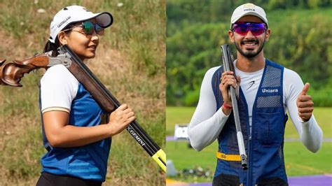 Paris Olympics Shooting Maheshwari Chauhan Anant Jeet Singh Naruka