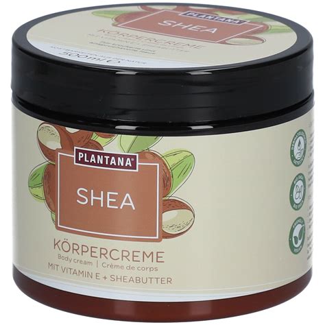 PLANTANA Shea Körpercreme Sheabutter Vitamin E 500 ml Shop Apotheke