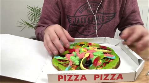 Asmr Fr Dégustation Pizza En Bonbons Candy Youtube