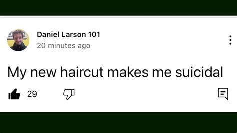 Daniel Larson S New Haircut Youtube