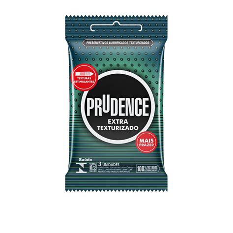 Preservativo Prudence Extra Texturizado 3un 16983 Padrão Único Sex