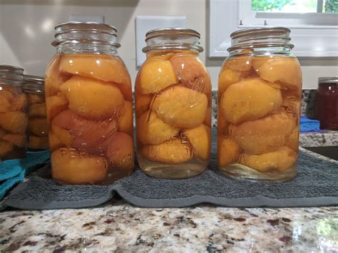 There's just something about peaches in these old jars that I love so