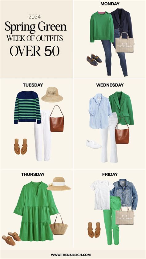 2024 Spring Green Clothes To Wear Over 50 — THE DAILEIGH | Stylish