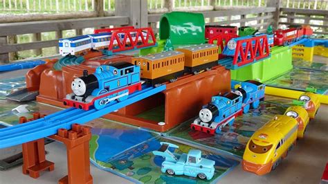 Thomas The Tank Engine Chuggington Let S Run The Train With Plarail