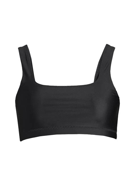 Square Neck Bikini Top Black Casall