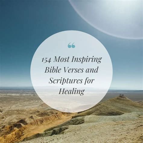 154 Most Inspiring Bible Verses And Scriptures For Healing Kjv Bible