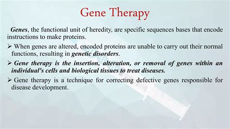 Stem cell therapy & gene therapy | PPT