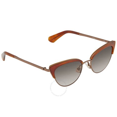 Kate Spade Brown Gradient Cat Eye Ladies Sunglasses Jahnam S 0086 Ha 52