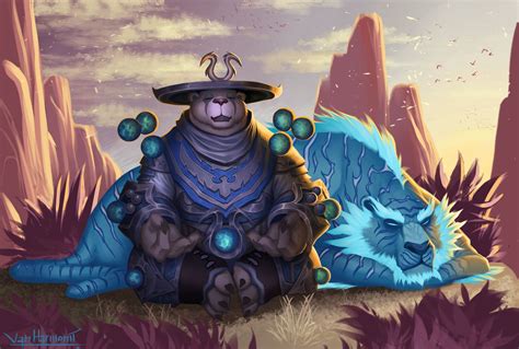 Pandaren Monk By Jb Van Harmontt Freelance Concept Artist And