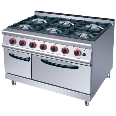 Comprar Cocina a gas de 6 fuegos con Horno alta gama línea 700 Worldmai