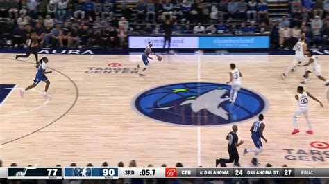 Last Second Field Goal Jazz Timberwolves Nba Official