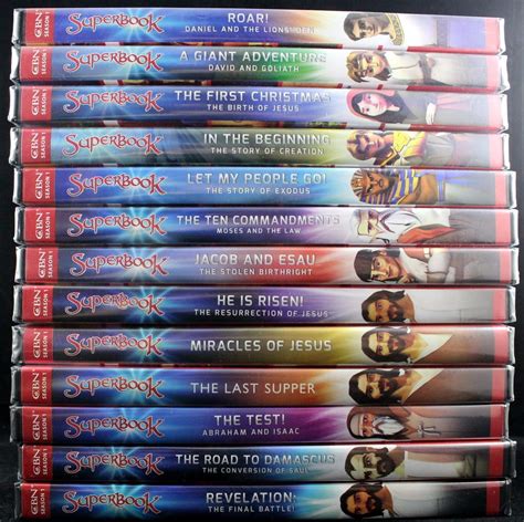 Superbook Complete Movie Collection: Animation Stories 13 DVD Set - Walmart.com