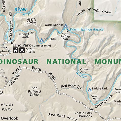 Dinosaur National Monument Map by US National Park Service | Avenza Maps