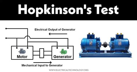 Hopkinson S Test Circuit Diagram Working And Applications