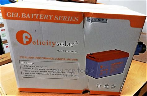 Felicity Solar G V Ah Solar Gel Battery In Nairobi Central Solar