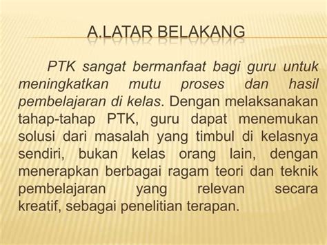 Penelitian Tindakan Kelas Ppt Ppt