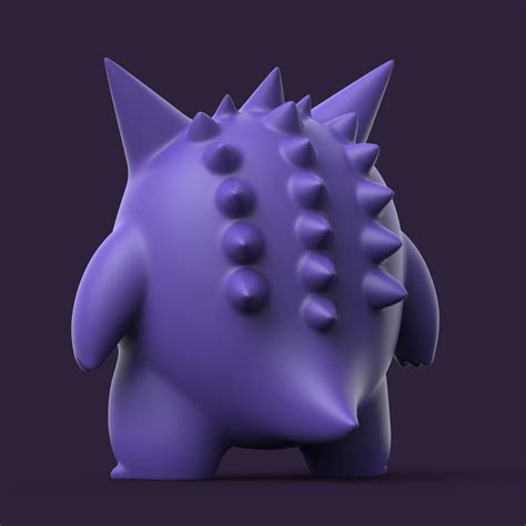 Pokemon Gengar 3d Model 3d Printable Cgtrader