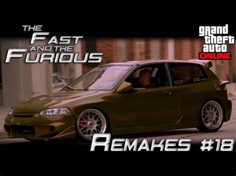 The Fast And The Furious Hector S 1992 Honda Civic Hatchback GTA