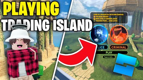 Roblox Jailbreak Playing The New Jailbreak Trading Island YouTube