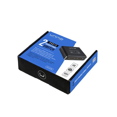 Splitter Switch Unno Tekno Hdmi 4k 2ptos 2 Emtrada 1 Salida Laser