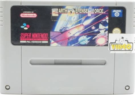 Super E D F Earth Defense Force Snes Retro Console Games