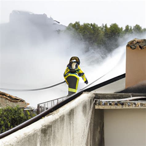 Limpieza por incendio en Sant Pere de Ribes Deshágase del humo y