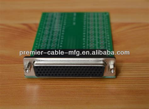 High Density D Sub Pin Connector With Right Angle Type With Terminal