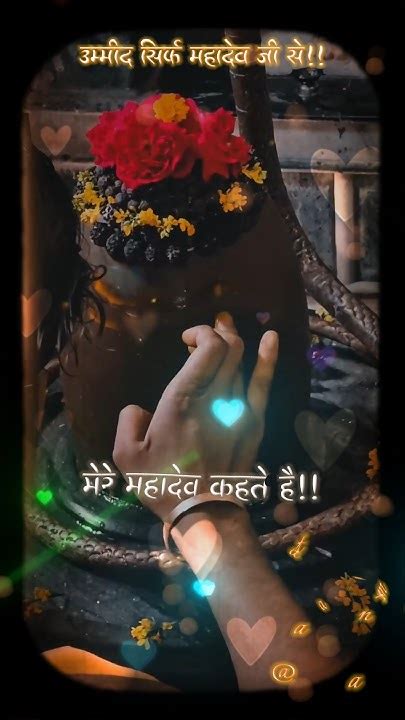 मेरे महादेव कहते हैं कि उम्मीद अच्छी है 😥 पर हर किसी से नहीं।। Mahadev