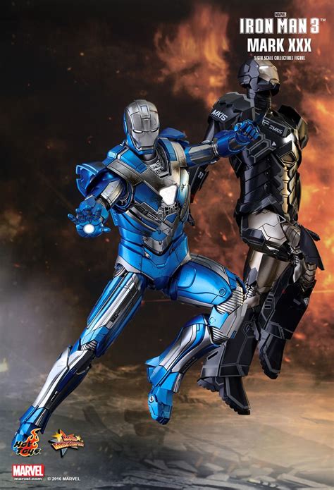 Ironmanactionfigure Hot Toys MMS Iron Man Scale Blue Steel Mark XXX Cm Tall