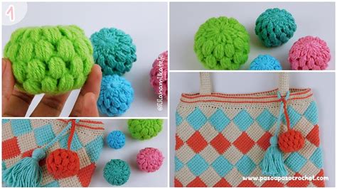 Como Tejer Pelota Bal N Bolas Esferas Con Puntos Puff A Crochet