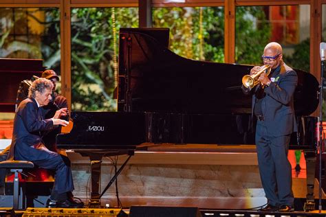 Pianist Chick Corea And Trumpeter Terence Blanchard Perform At The