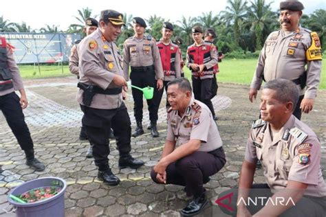 13 Personel Polres Palas Naik Pangkat ANTARA News Sumatera Utara