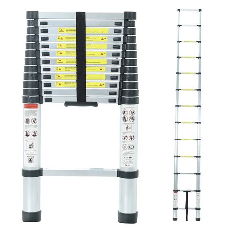 Telescopische Ladder uitschuifbaar 380 cm | Delmer
