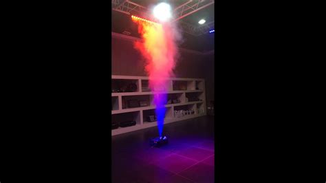 W Vertical Fog Machine With Dmx Youtube