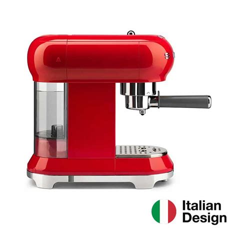 Smeg Espresso Kaffeemaschine Rot Serie Jahre Erresse Shop