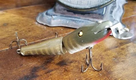 Vintage CREEK CHUB Bait Co NO 2600 Jointed Pikie Minnow Wood Etsy