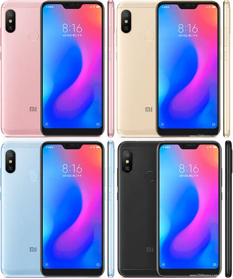 Xiaomi Mi A2 Lite Redmi 6 Pro Pictures Official Photos