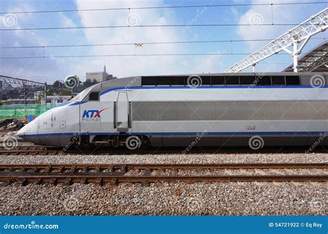 A High Speed KTX Bullet Train at the Seoul Station in South Korea ...