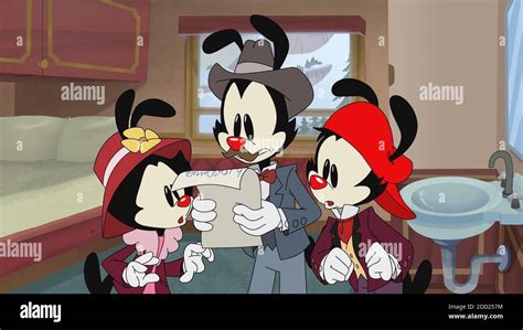 ANIMANIACS From Left Dot Voice Tress MacNeille Yakko Voice Rob